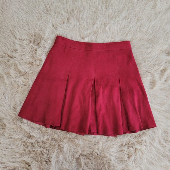 Alica + Olivia Valvet Mini Skirt - Picture 1 of 4